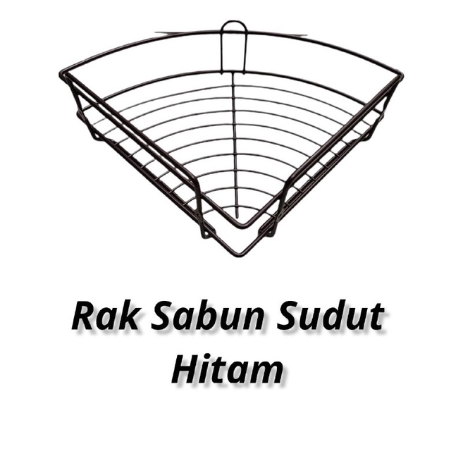 Rak Sabun Shampo Hitam Anti Karat HARGA AGEN