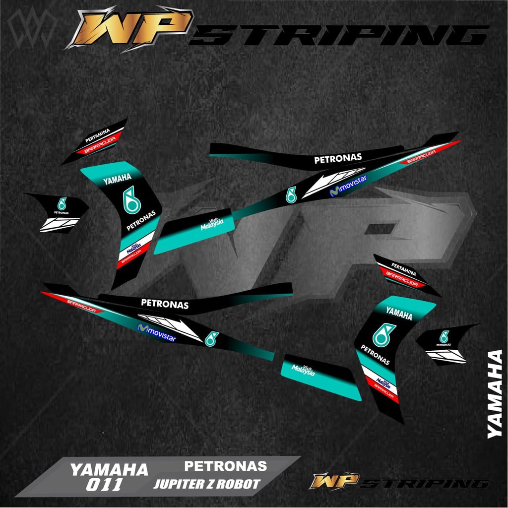 STRIPING JUPITER Z ROBOT 2010 - STIKER VARIASI LIST SKOTLET YAMAHA JUPITER Z ROBOT - 011