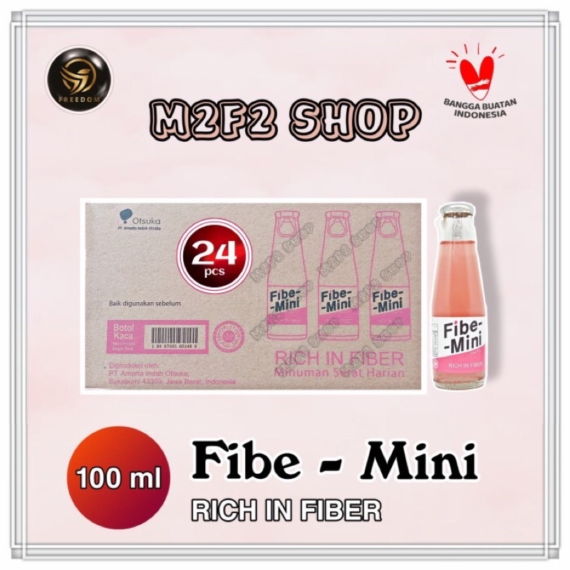 

Fibe Mini Rich In Fiber Minuman Berserat - 100 ml (Kemasan Karton)