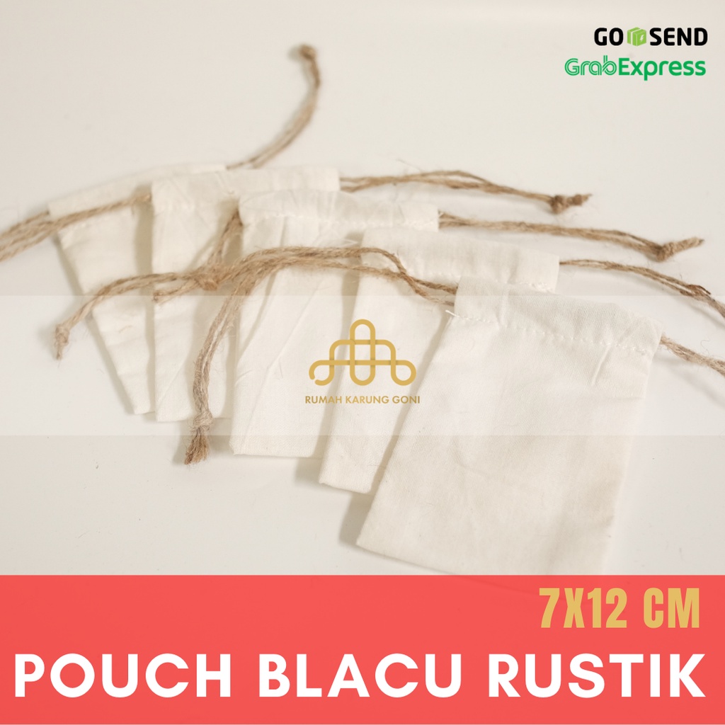 Souvenir Pouch Blacu Rustik- Pouch Blacu Polos Rustik