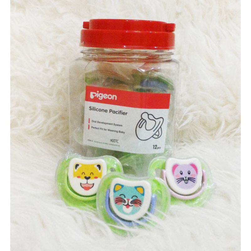 Empeng Pigeon Ekonomis / Empeng bayi bulat 5+ bulan / Empeng Pacifier-1