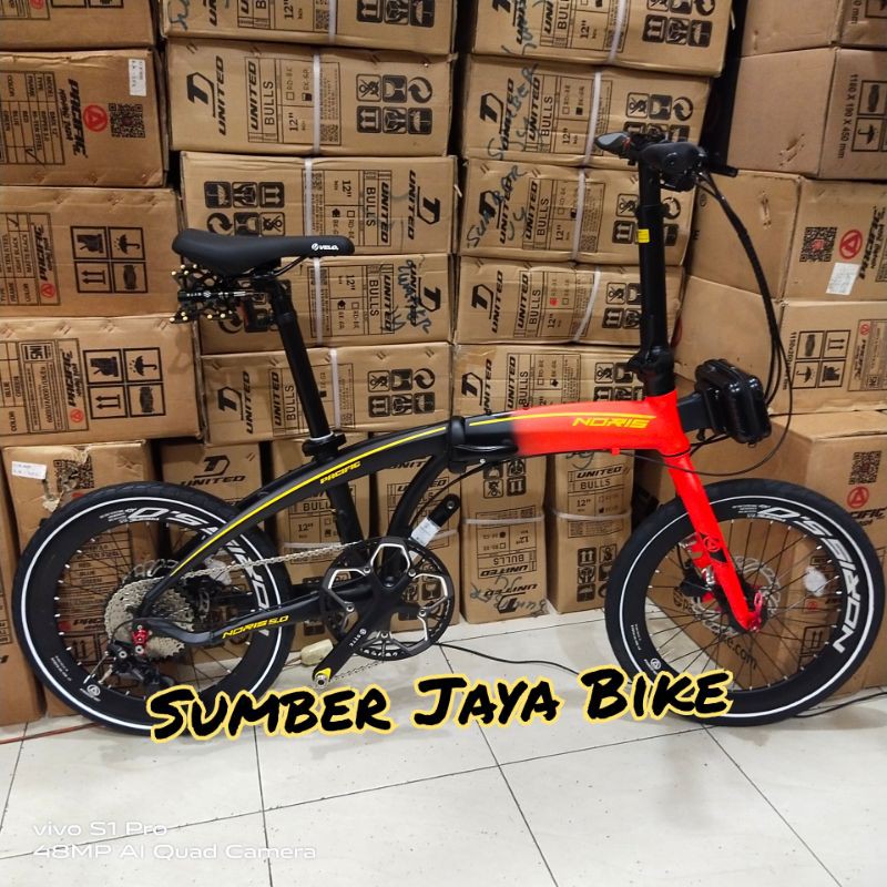 Sepeda Lipat 20 inch Pacific Noris 5.0 Hydraulic 10speed