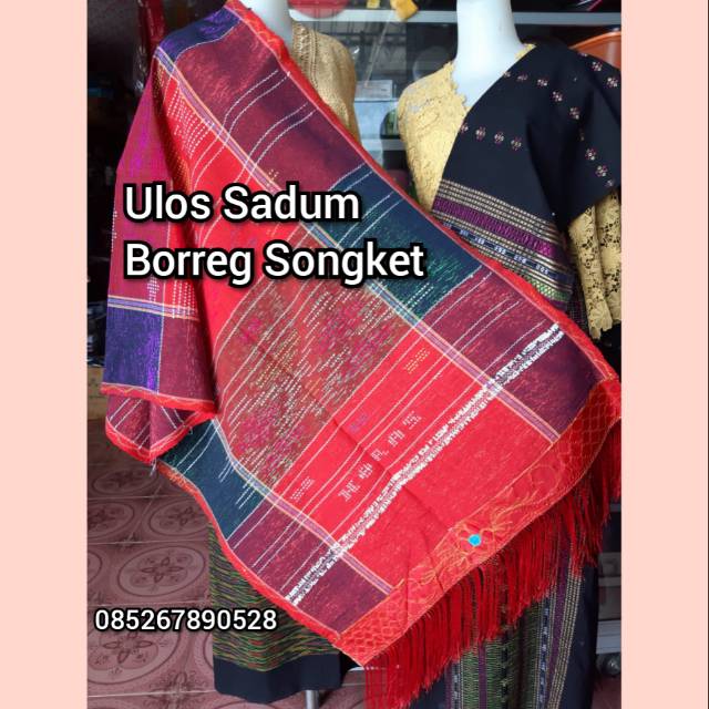 ULOS SADUM ANGKOLA ULOS BATAK MERAH ULOS SADUM SIPITU CANTIK ULOS PAYET