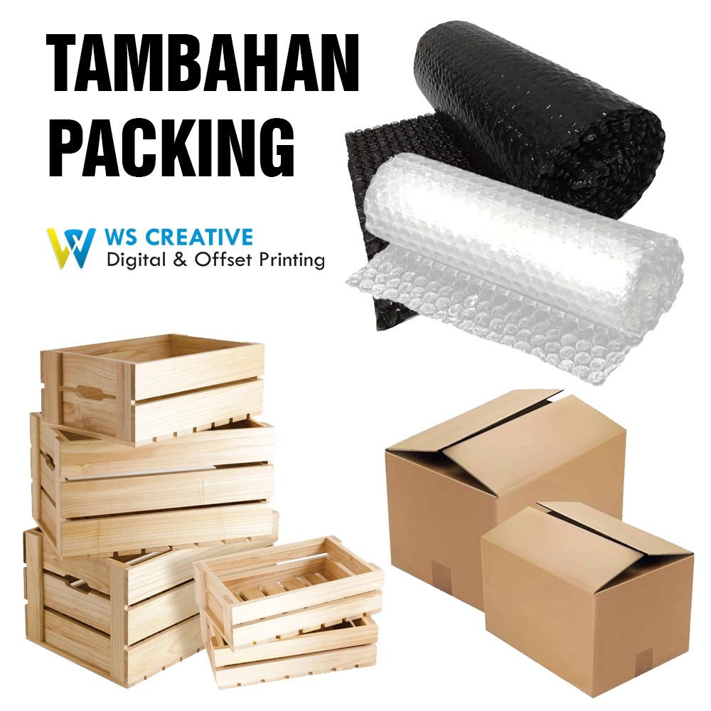 

TAMBAHAN PACKING | BUBBLEWARP | KARDUS | KAYU