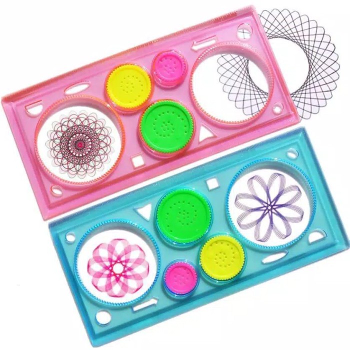 

Eklusif Penggaris Geometrik Spirograph Trendi