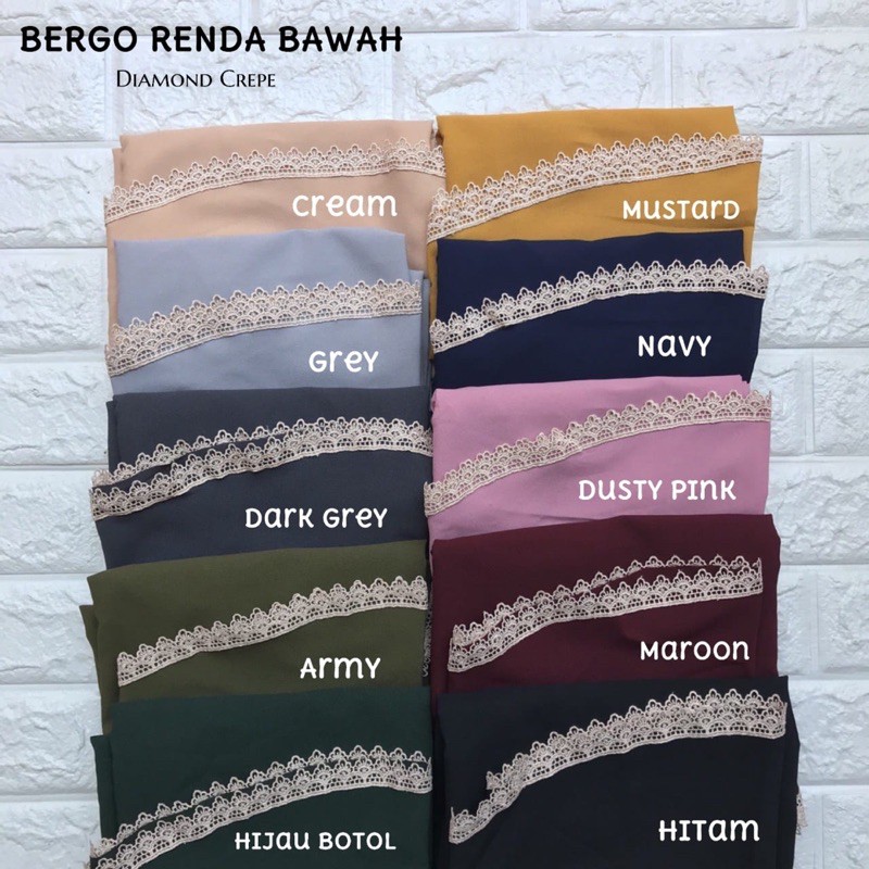 BERGO RENDA BAWAH PREMIUM