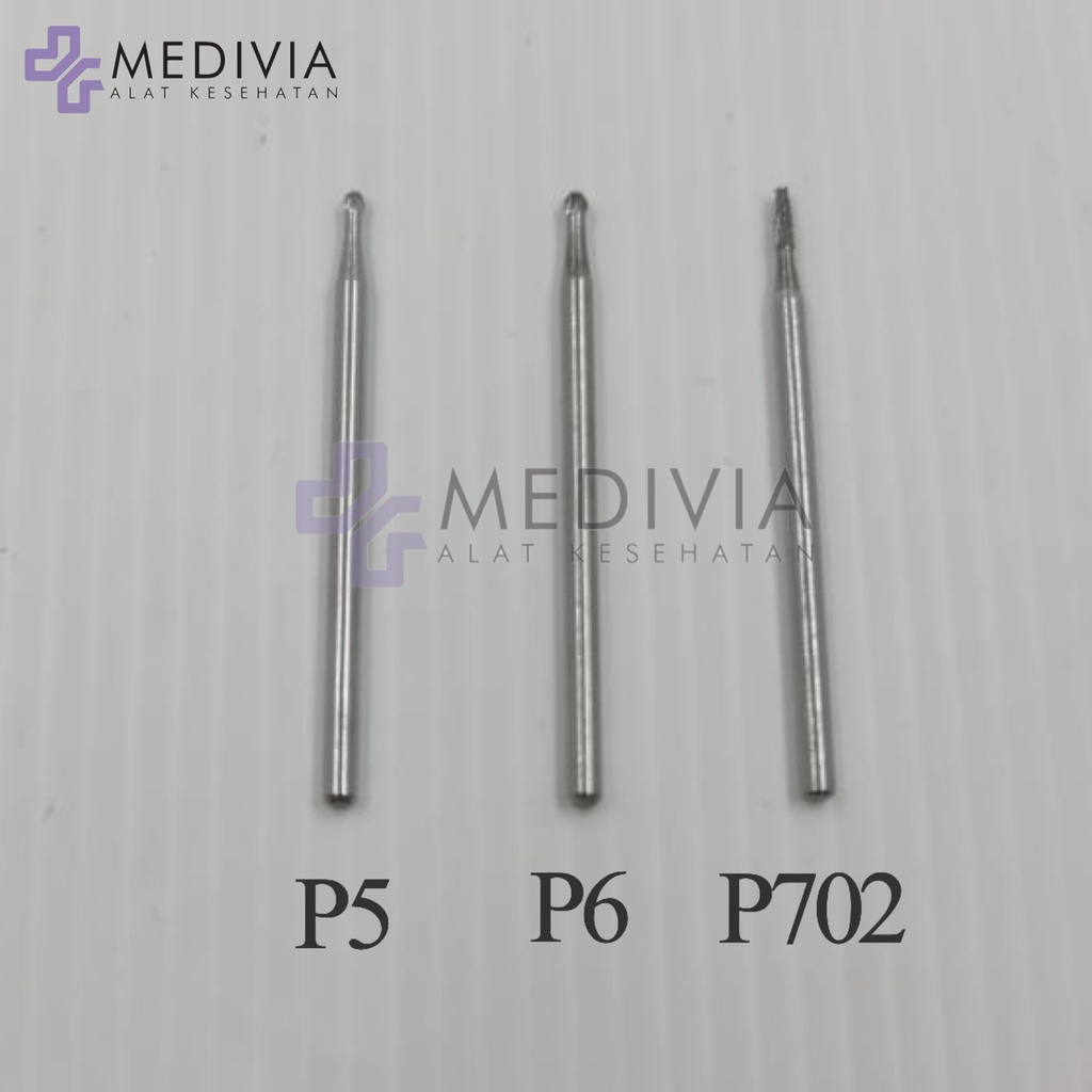 BUR TULANG CARBIDE TUNGSTEN ROUND FISSURE BUR GIGI ODONTEK SS WHITE STRAIGHT HANDPIECE