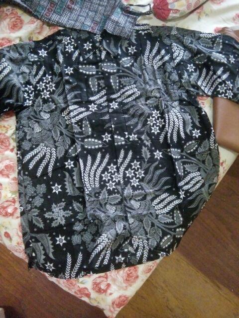 Bswart Batik Hrb026 Kenongo Hem Pendek Padi Pekalongan M L Xl Batik Pria Murah Modern Grosir