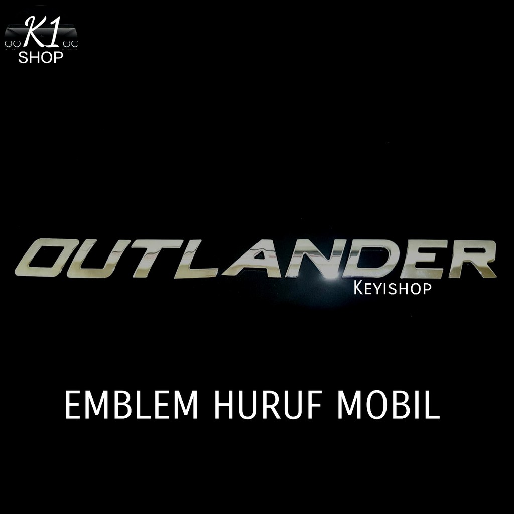 Emblem Mobil Huruf Original Logam Metal Asli New model High Quality