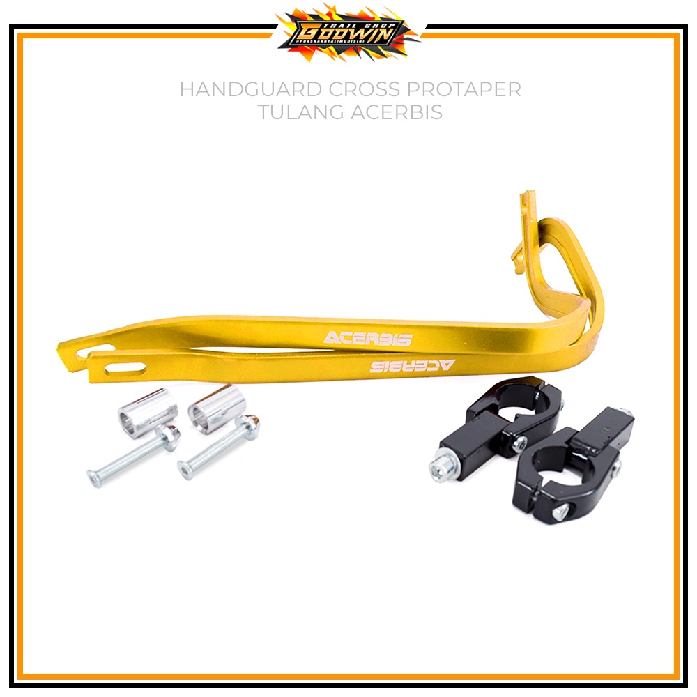 Handguard Proguard Pelindung Tangan PROTAPER ACERBIS / SCARLET MX 2745 Tulang CNC Universal