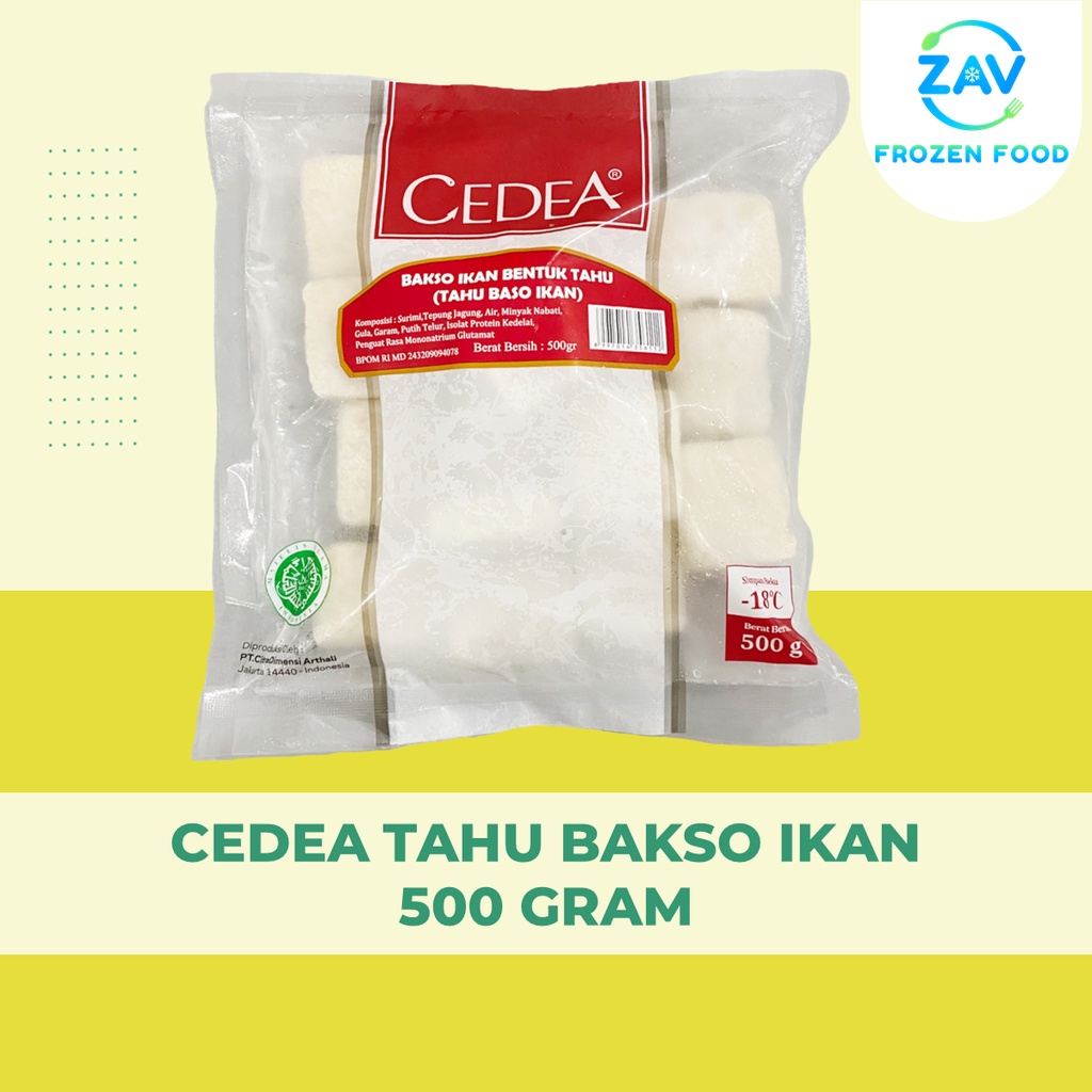 

CEDEA TAHU BAKSO IKAN 500 GRAM