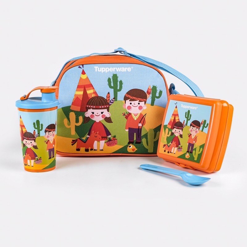 Junior Bento Set tupperware bekal makan anak