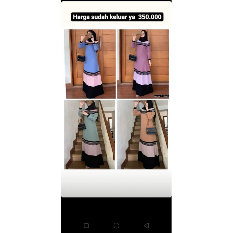 OPEN JASTIP ALIYA DRESS BY KALEELA