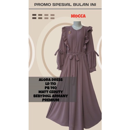 GAMIS BUSUI//KAYANA DRESS//FREE BROSS//DRESS CERUTY BEBYDOOL ARMNANY RIZQI COLLECTION