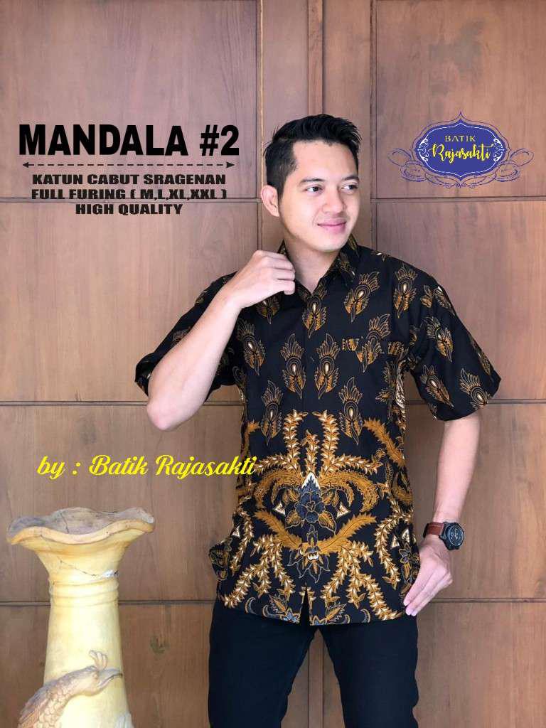 Kemeja Hem Batik Parang Sogan Pen