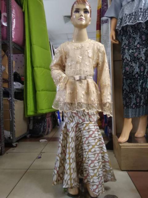 SET KEBAYA ANAK TULLE/AURORA TULLE ANAK/KEBAYA MODERN