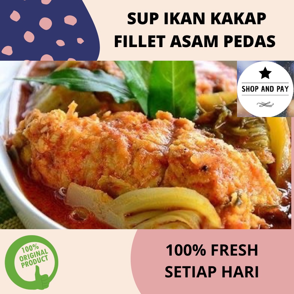 

Sup Ikan Kakap Fillet Asam Pedas 2 Ekor | FRESH 100%