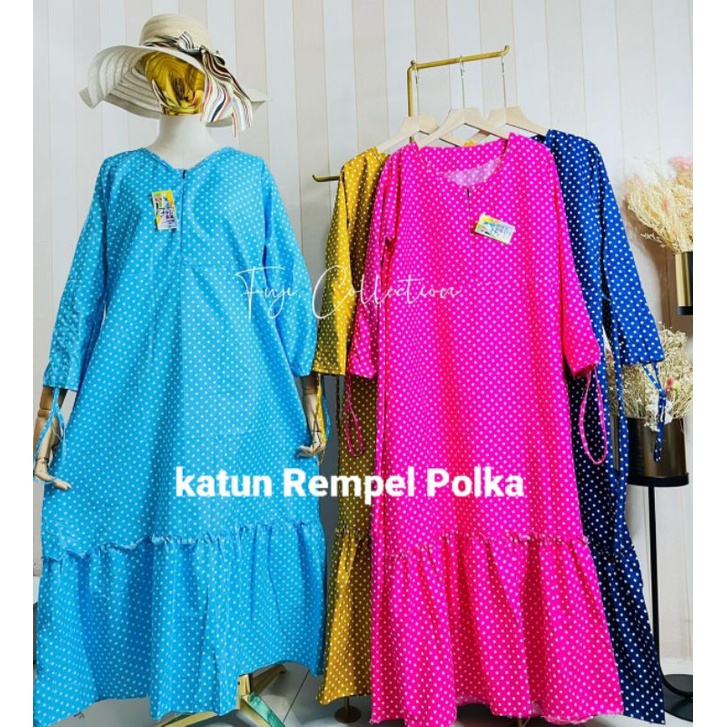 GAMIS KATUN POLKA BIASA//KATUN REMPEL POLKA