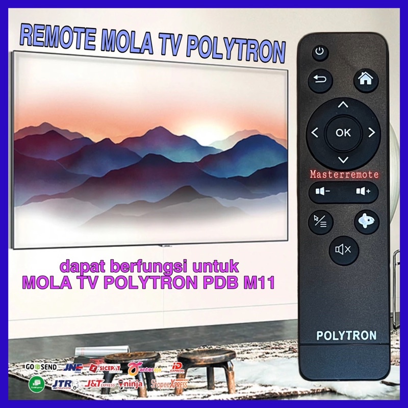 REMOT REMOTE POLYTRON MOLA TV PDL 11 / MOLA POLYTRON B