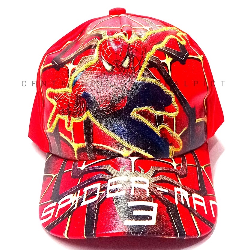 Topi ANAK Karakter Kartun PRINT BORDIR