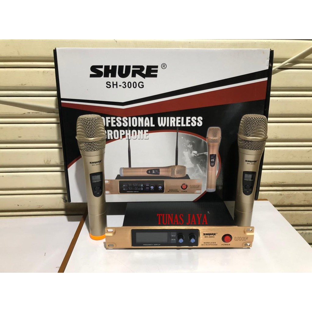 Mic Wireles Shure SH-300G handle SH 300G