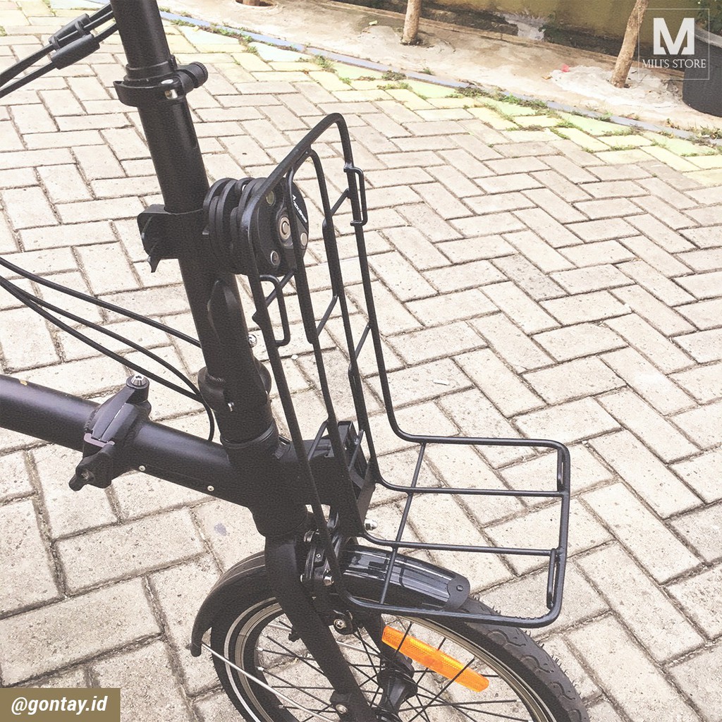 Rak Depan / Mini Rak Sepeda Lipat (Folding Bike) Front Block