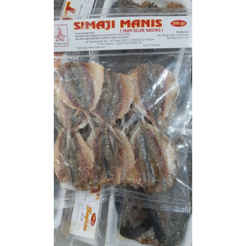 

Ikan Simaji manis/ ikan selar gading 250gr