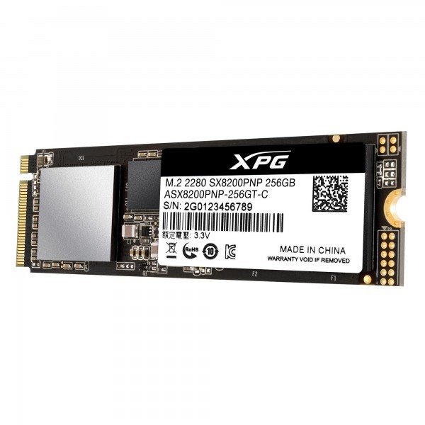SSD Adata SX8200 Pro 256GB M.2 PCIe NVMe 1.3 Gen3x4 SX8200Pro