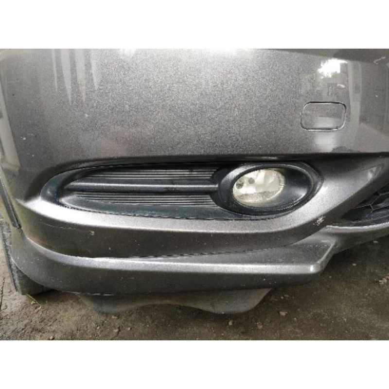 FOGLAMP bemper BUMPER depan lampu kabut SOROT honda hrv HR-V 2015 2016 2017 dlaa model ORISINIL + ring foglamp