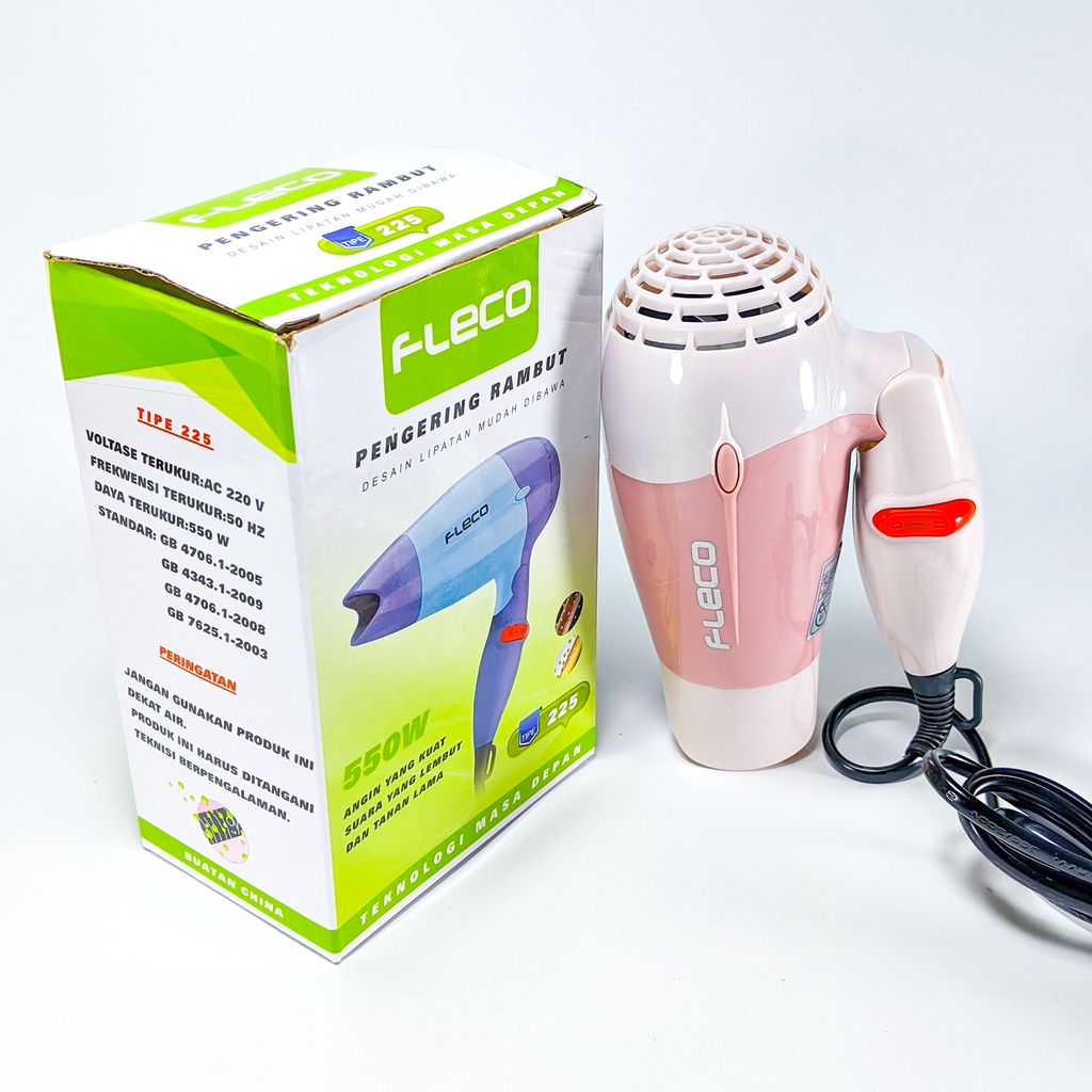 Hair Dryer fleco 225 murah original Pengering Rambut Fleco