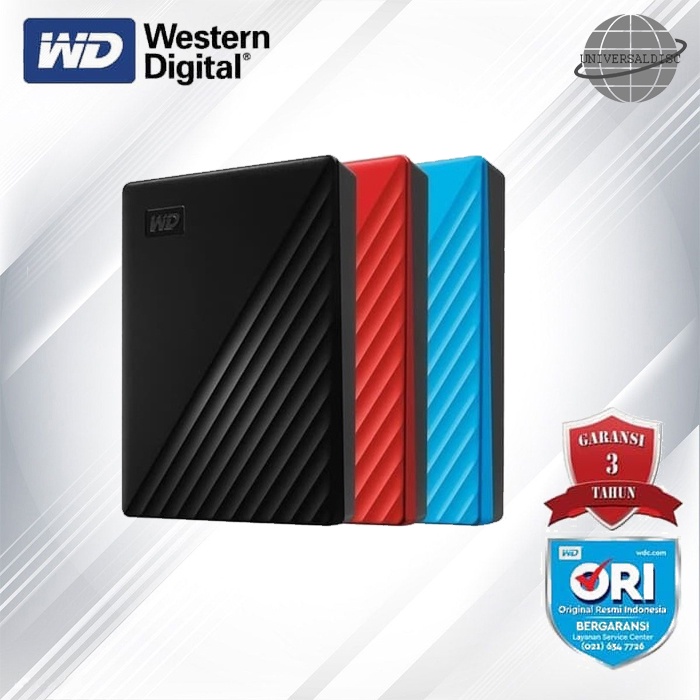 WD My Passport External HDD Portable 1TB - Eksternal Hard Disk