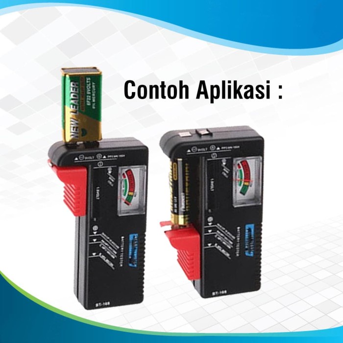Alat Test Mengecek Kondisi Baterai AA AAA Kancing Volt Tester Efektif — 8
