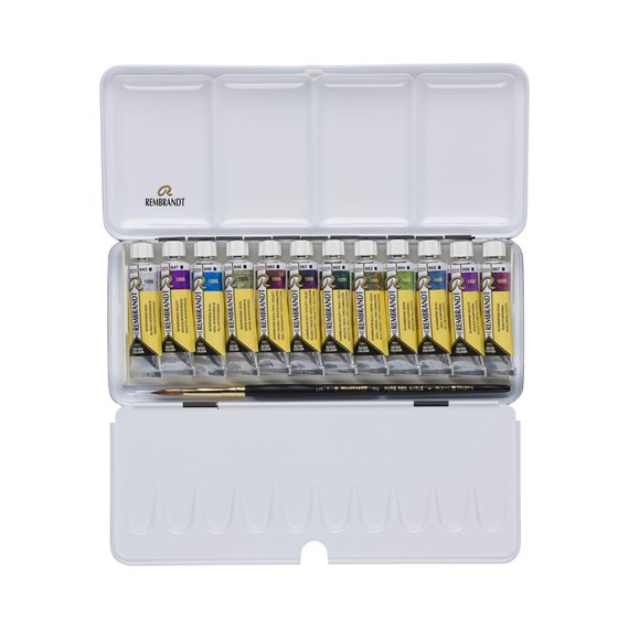 

Rembrandt Watercolour metal tin set Special Effects Colour Selection | 12 x 10 ml tubes