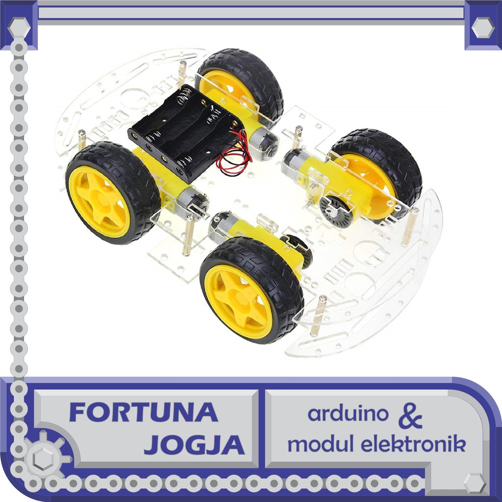 Smart Car Chasis 4WD Kit DIY Arduino Robot
