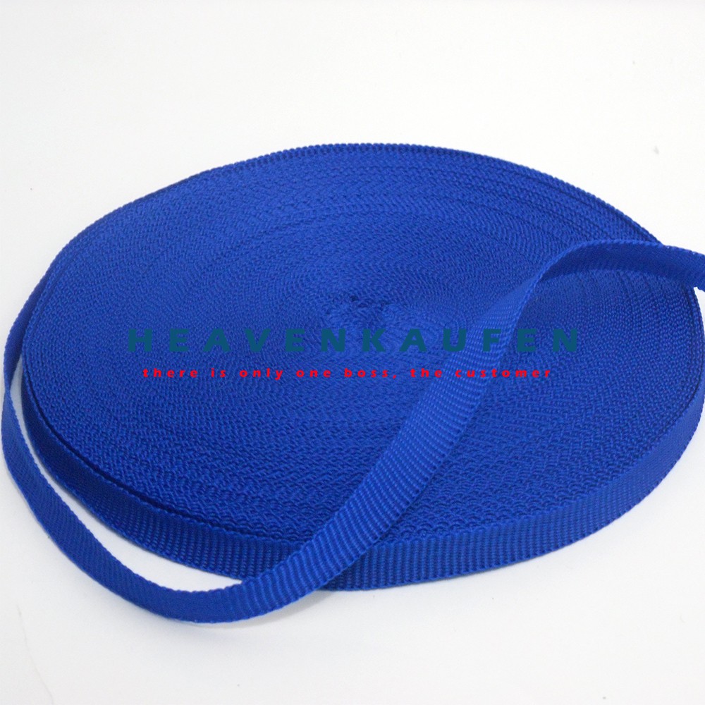 Tali Webbing Lanyard 1 cm Biru Harga Per Meter