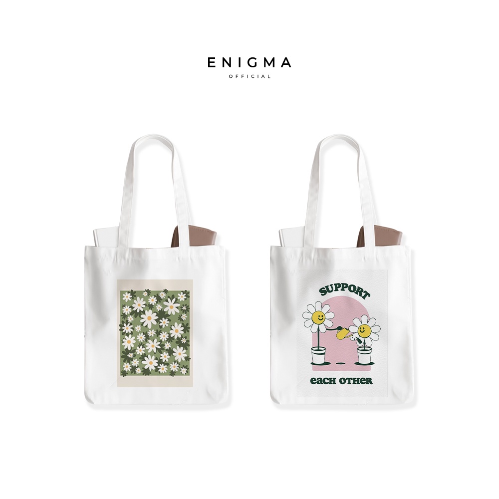 TERBARU TOTEBAG KANVAS AESTHETICS ORIGINAL ENIGMA OFFICIAL TOTEBAG WANITA TAS TOTE BAG