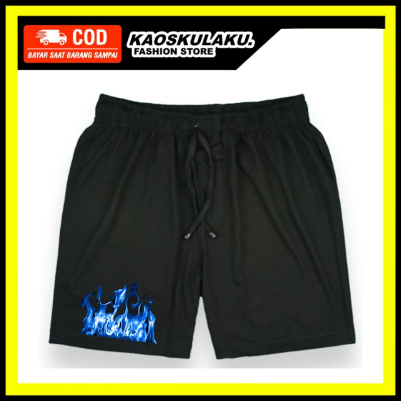 BOXER HITAM PRIA DISTRO MURAH BAHAN TEBAL