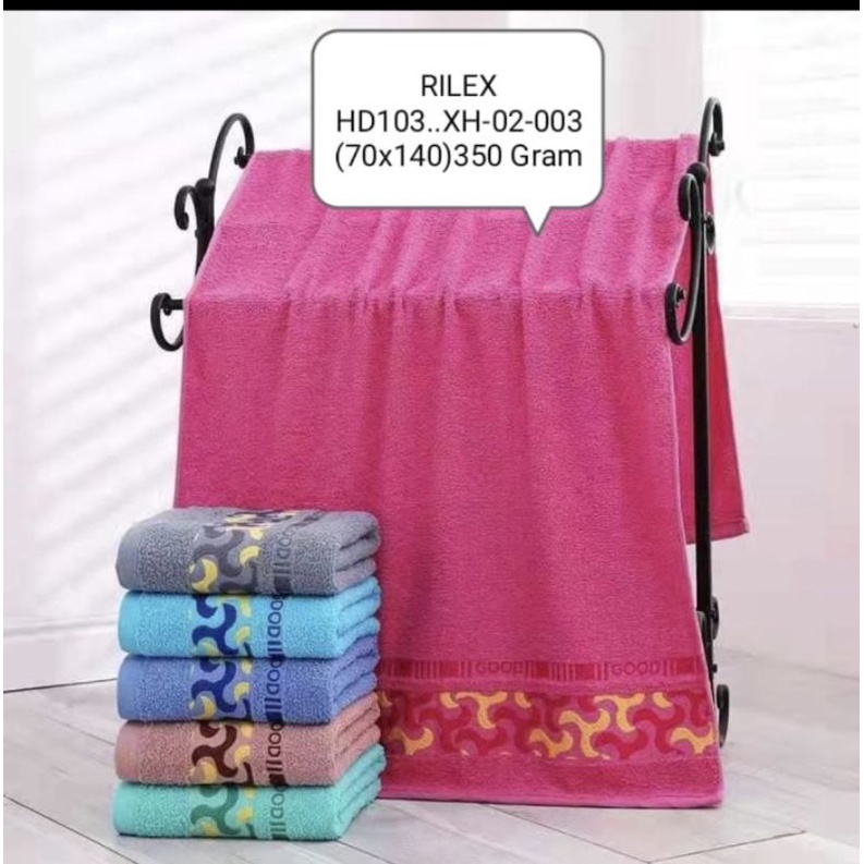 Handuk mandi Rilex 70x140cm murah berkualitas