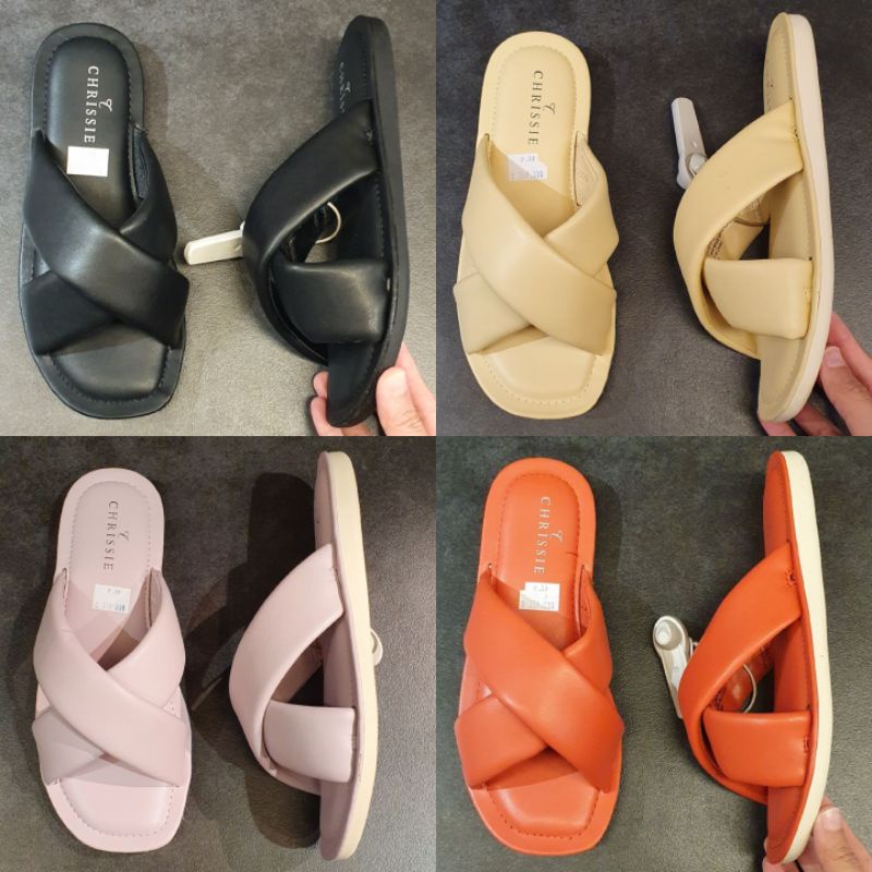 Jastip Termurah Payless by Goddes Sendal Sandal Slide Chrissie Belle SALE