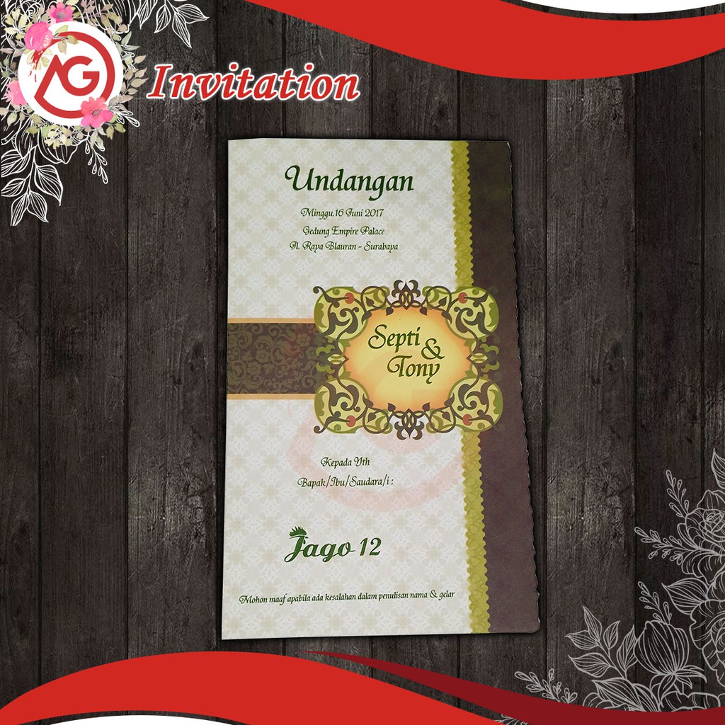 Jual Blangko Undangan Jago 12 | Shopee Indonesia