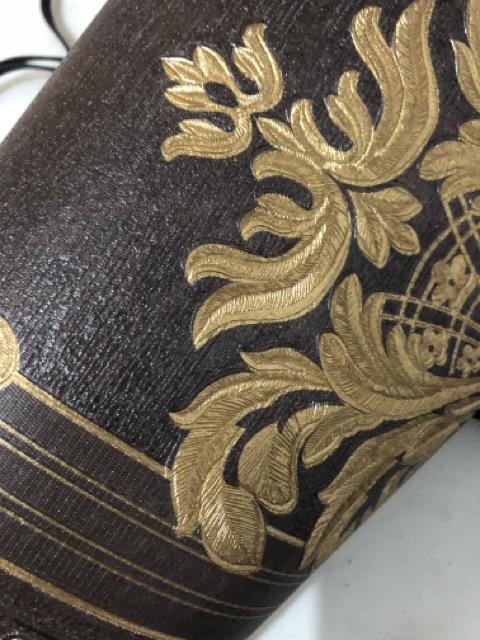 Wallpaper Dinding Motif Damask Classic Salur