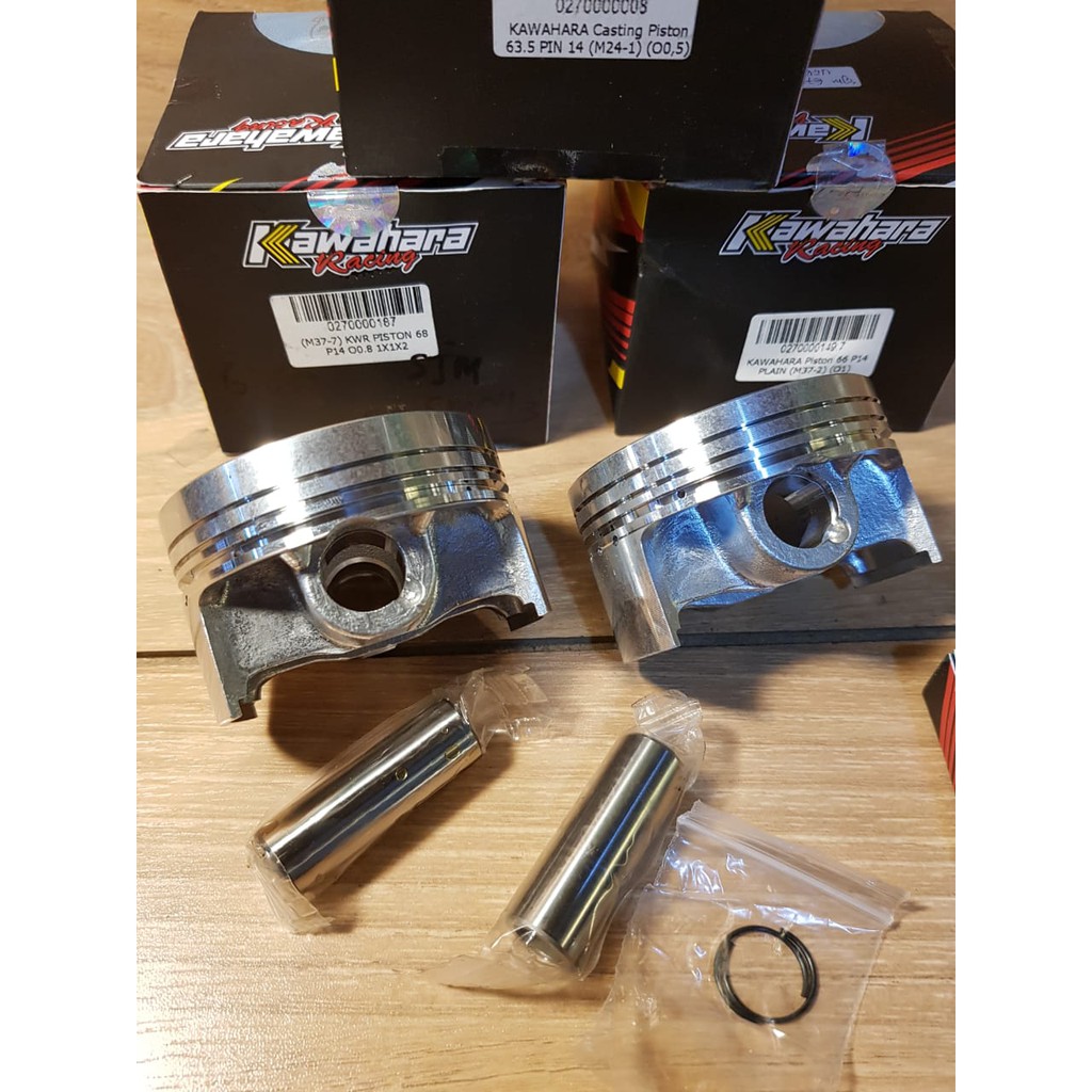 (KAWAHARA) PIN 14 PISTON SEHER KIT  58/ 60/ 62/ 63/ 63.5/ 64/ 66/ 68MM KLX150 CRF150-2