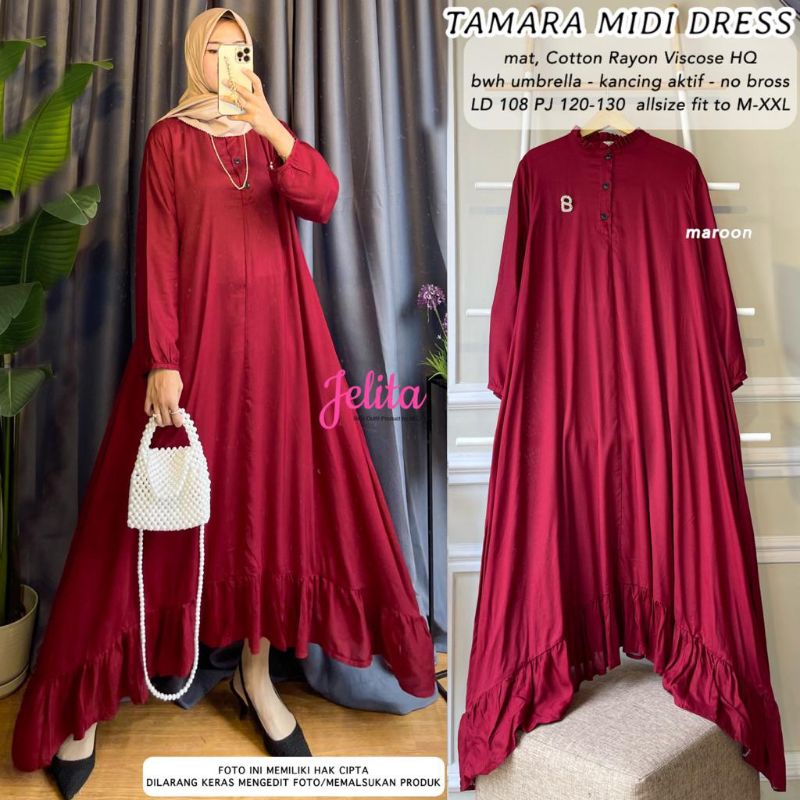 Tamara midi dress by JELITA