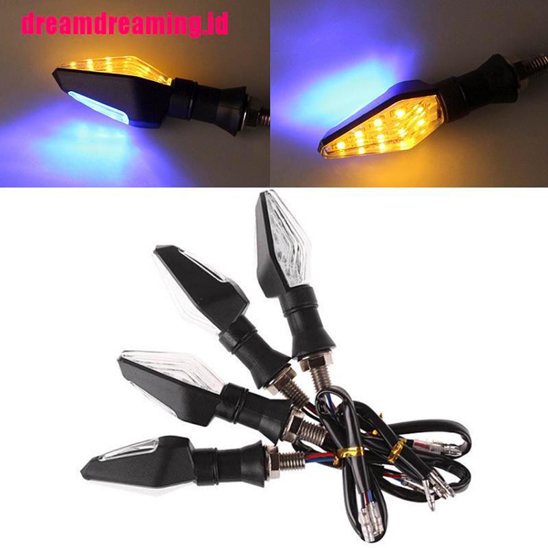 Lampu Sinyal Belok Sepeda Motor 12 led Amber +