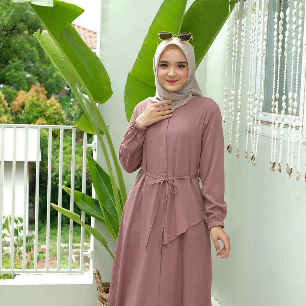 MAHESA DRESS -  FLOTTILICIOUS / DRES MURAH / GAMIS MURAH / DRES MUSLIM / GROSIR BAJU ONLINE