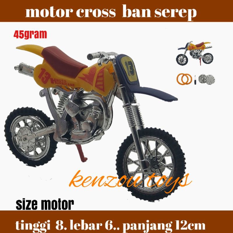 mainan motor cross ban serep