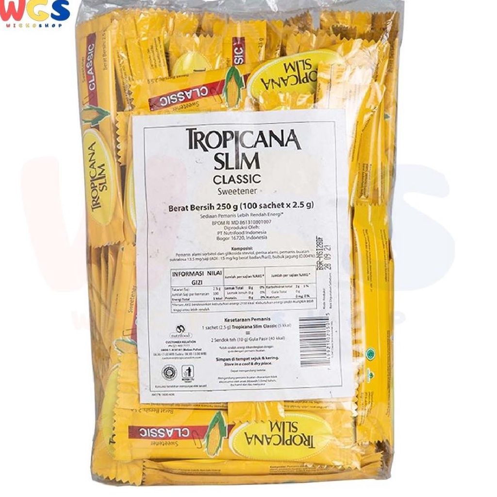 

Jangan Ketinggalan order Tropicana Slim Classic Sweetener 100 Sachets x 2.5g - Gula Diet 08