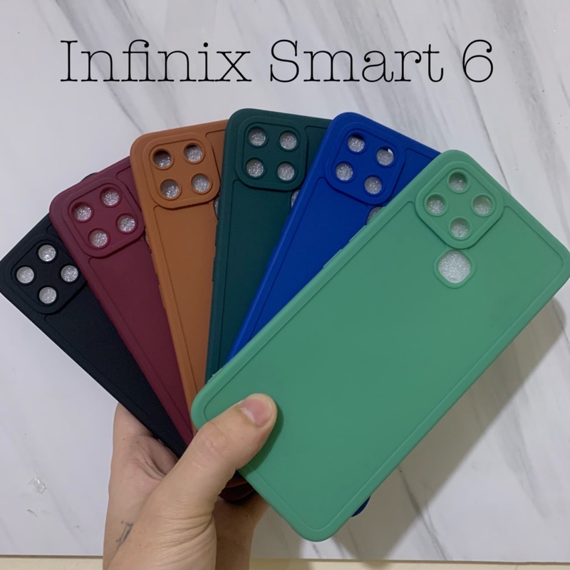 Case Infinix Smart 6 - Softcase ProCamera Full Cover Matte - UA