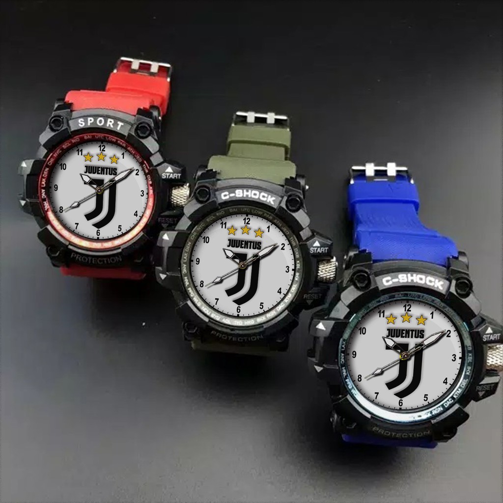 (EXCLUSIVE) JAM TANGAN JUVENTUS 1 (STRAP WARNA)