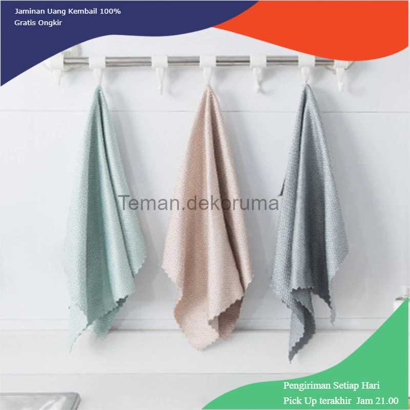 TD-DPR Strongwell Kain Lap Dapur Microfiber Cleaning Cloth 3 PCS - J8257